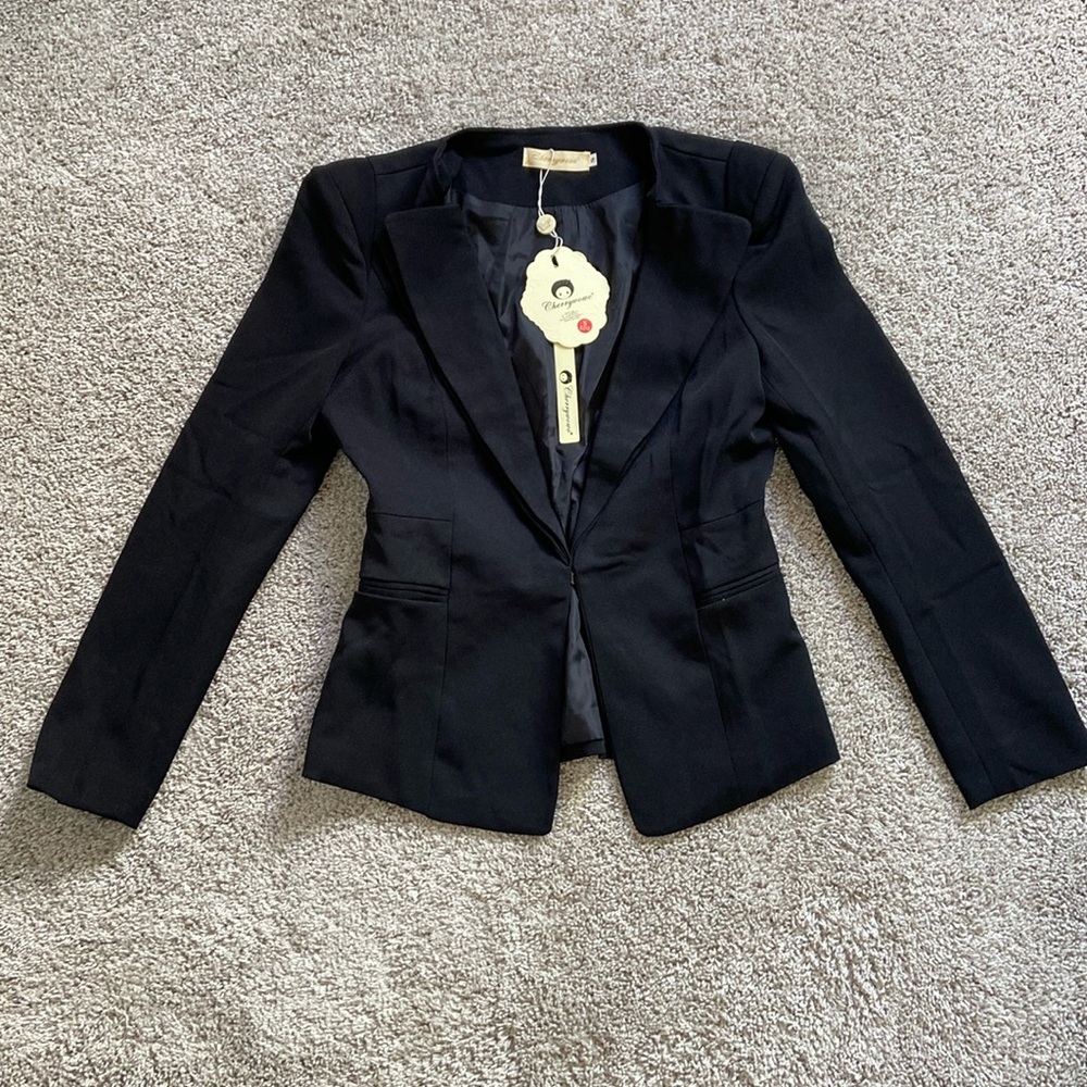 Cherrywowo • Black Lightweight Blazer
